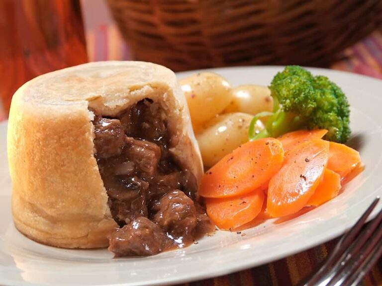 Steak & Mushroom Suet Pudding