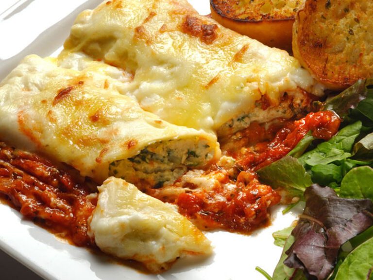 Spinach and Ricotta Cannelloni